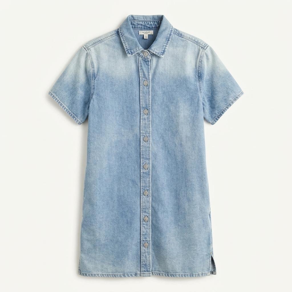 rag & bone 랙앤본 연청 데님 반팔 원피스 1