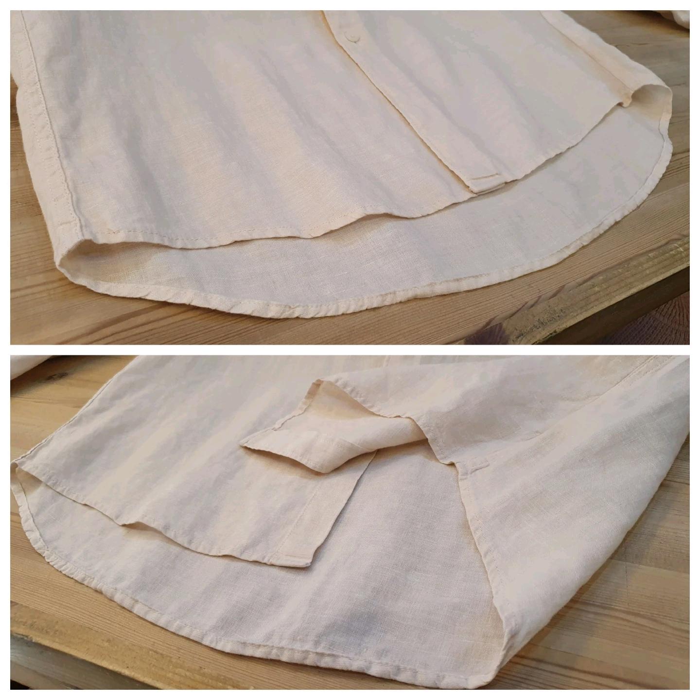 77.Uniqlo 린넨 브이넥셔츠(아이보리) 6
