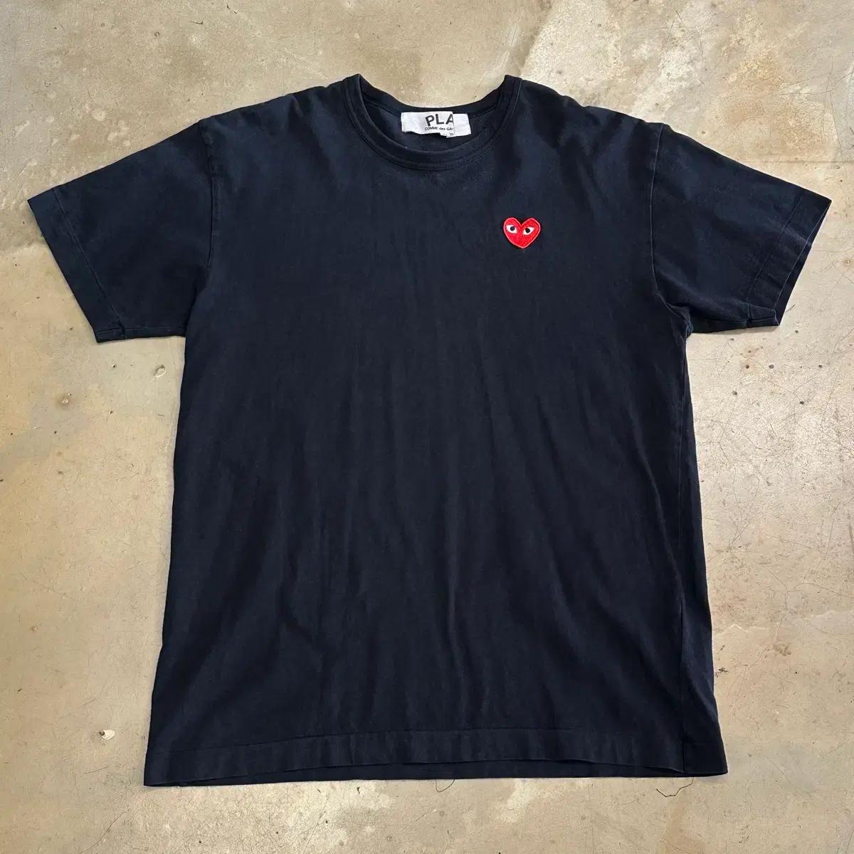 XL 꼼데가르송 레드와펜 반팔티 3