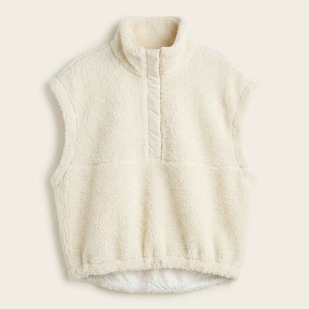 H&M DIVIDED 하이넥 후리스 조끼 1