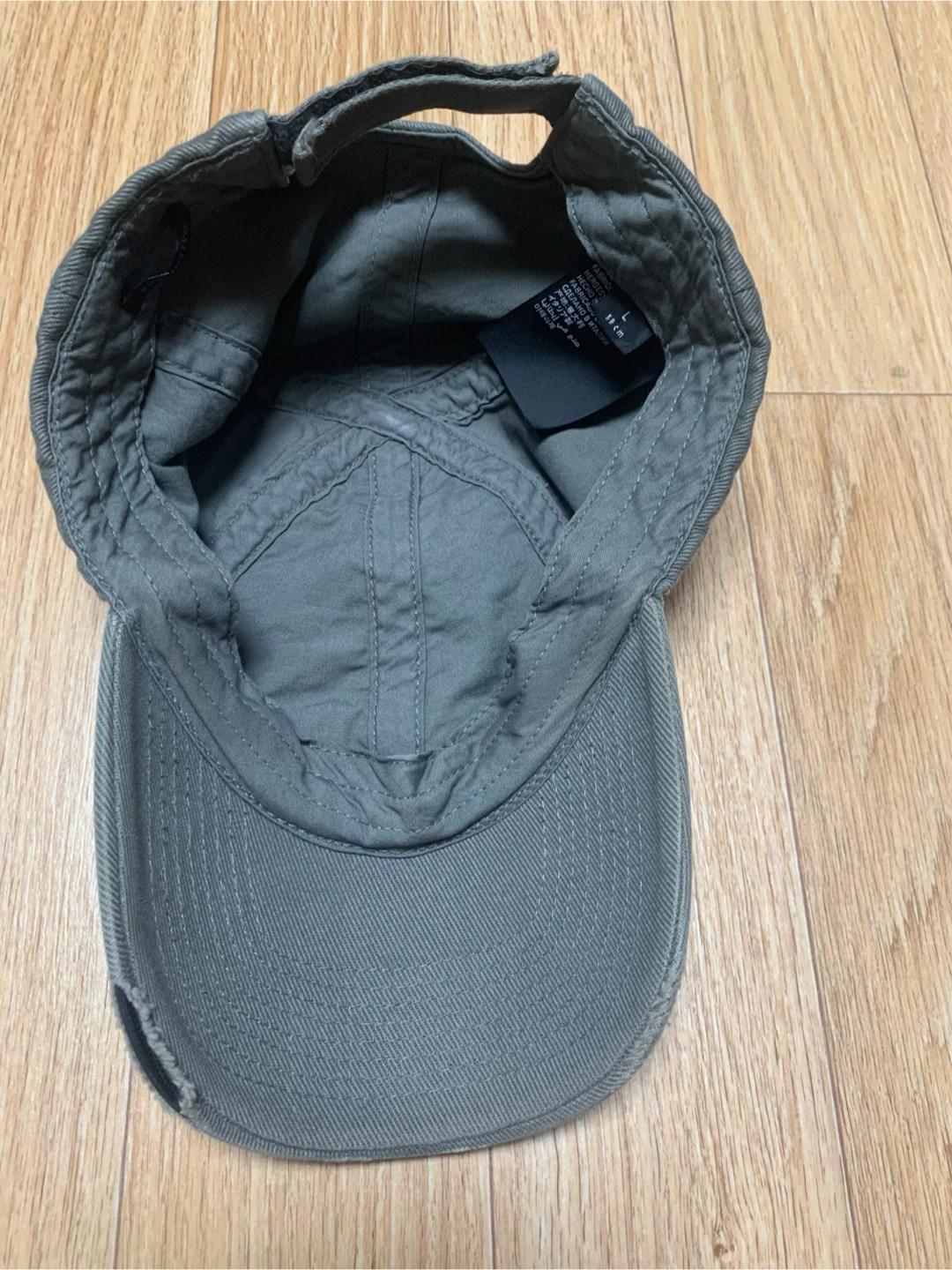 발렌시아가 웨이브 로고 볼캡 L 그레이 4