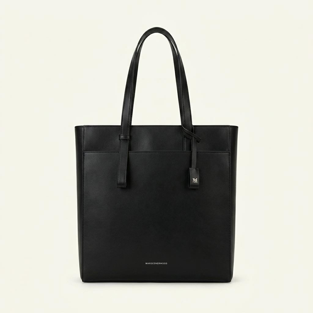 LEATHER 레더Y 스퀘어 토트백 1