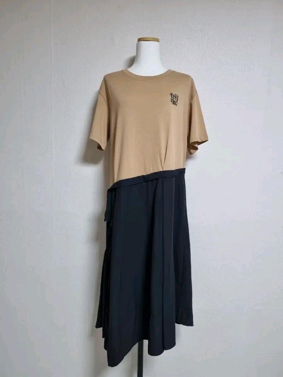 L213 VISIT 스트링 반팔면롱원피스 4