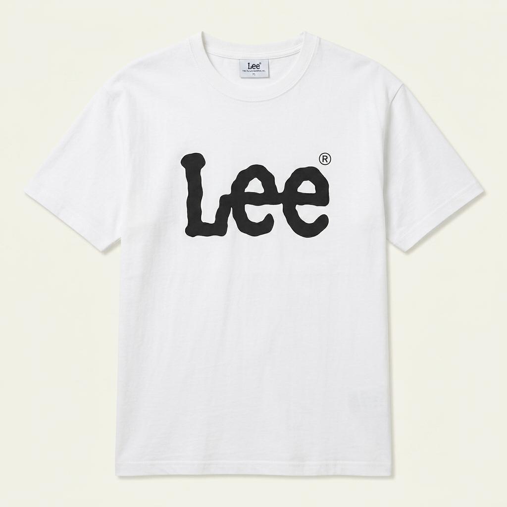 Lee 빅로고 화이트 반팔 티셔츠 1