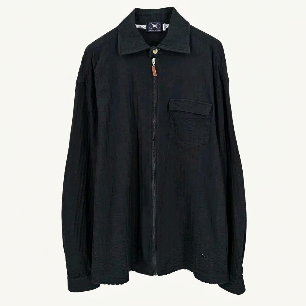KEN COLLECTION 여성 춘추 면 집업자켓 블랙M (HU44193 1