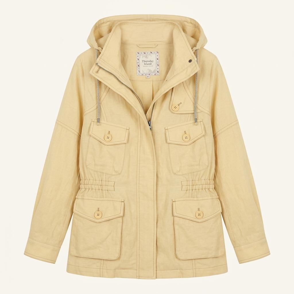 써스데이아일랜드 빈티지 후드 야상 점퍼 1