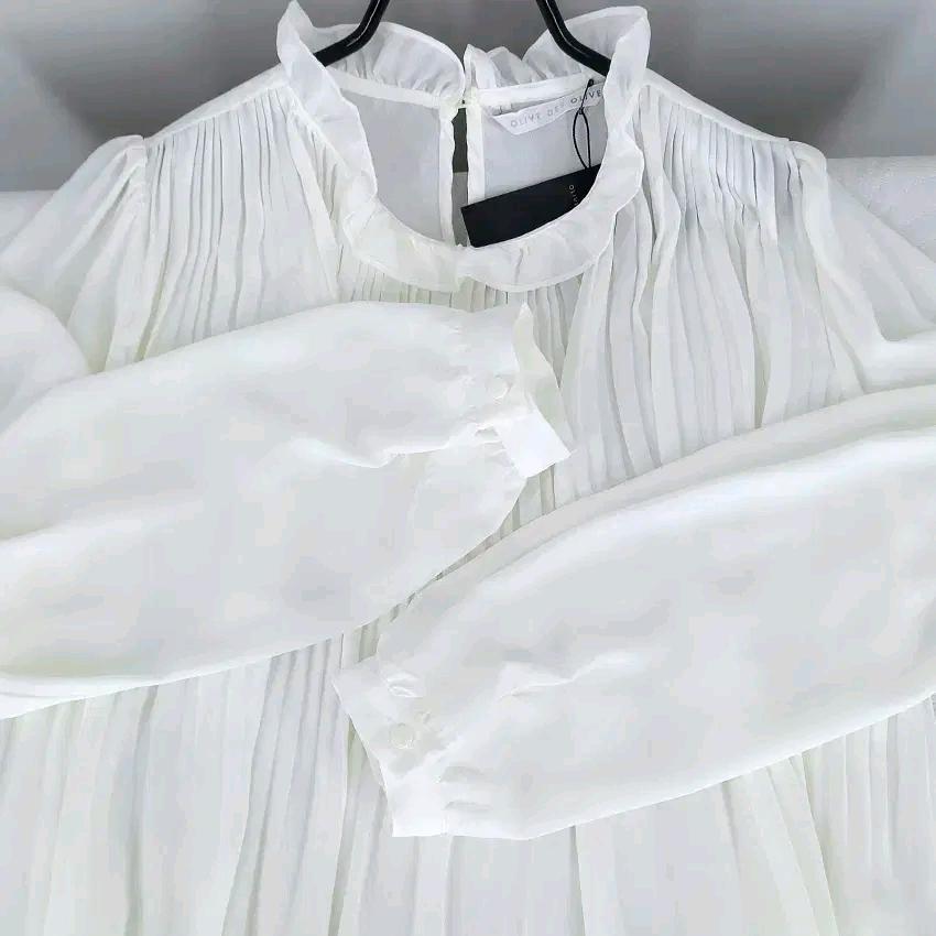 올리브데올리브 여 춘하 시스루블라우스 아이보리1 (HU44287) 4