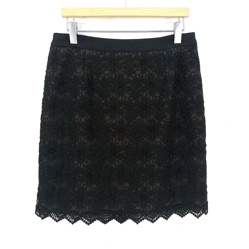 올리브데올리브 여성 춘하 자수 미니스커트 블랙67 (HU44332) 2