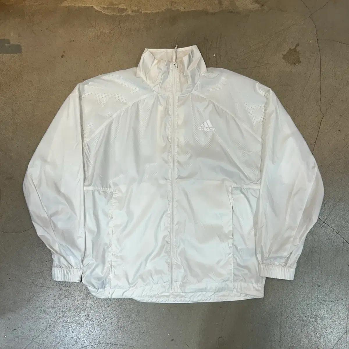 XL 아디다스 화이트 바람막이 3