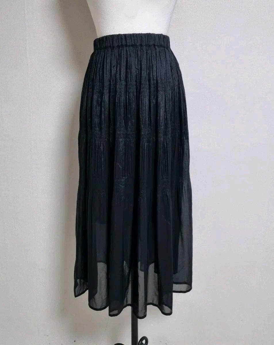 LS53 블랙밴딩롱스커트 2