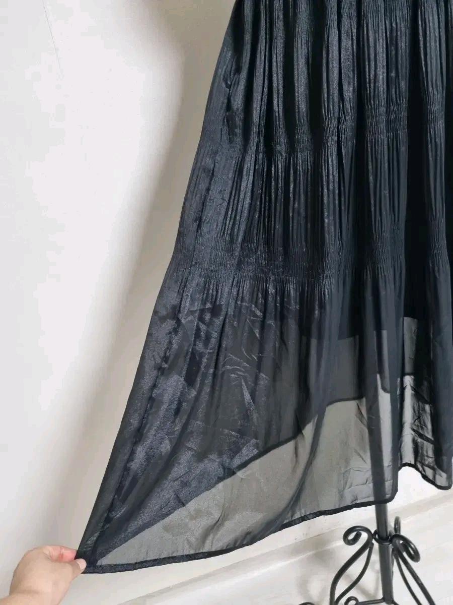 LS53 블랙밴딩롱스커트 4