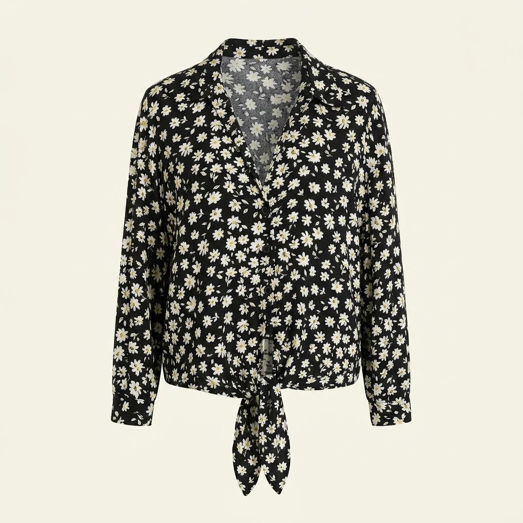 BL267 H&M 잔꽃묶음셔츠 1