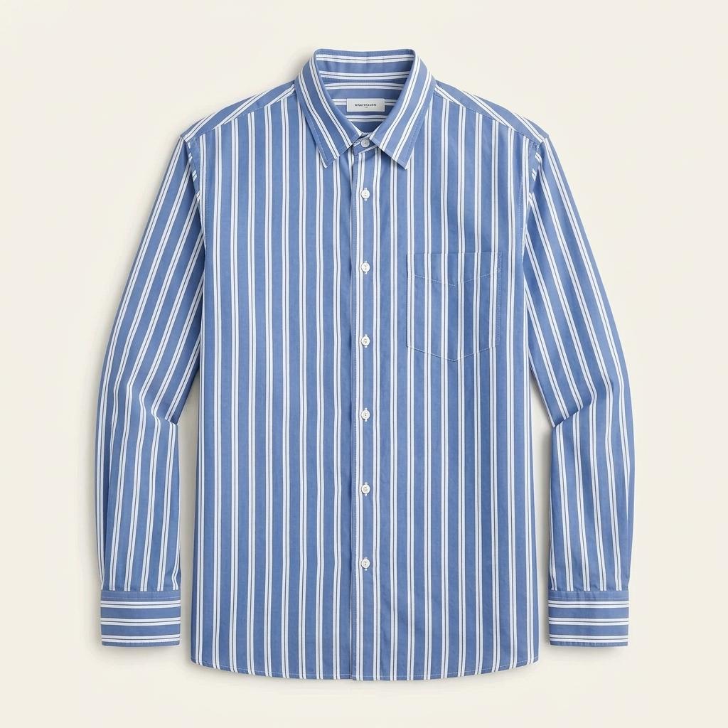 BL115 유니클로 스트라이프 긴팔 셔츠 1