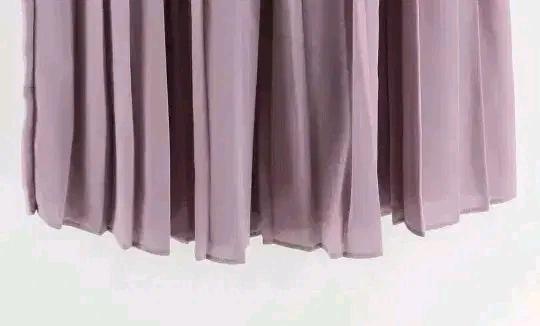 LS85 유니클로퍼플주름롱스커트 4