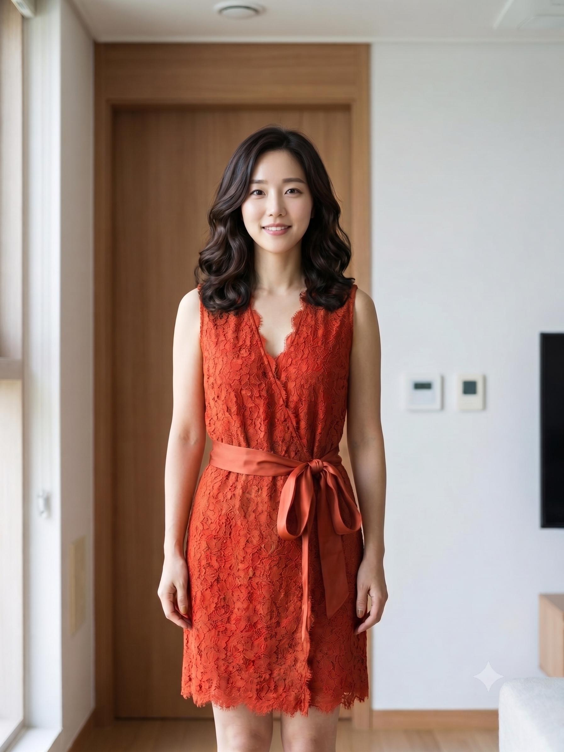 다이안 본 퍼스텐버그 레이스 슬리브리스 랩 원피스 55사이즈 2
