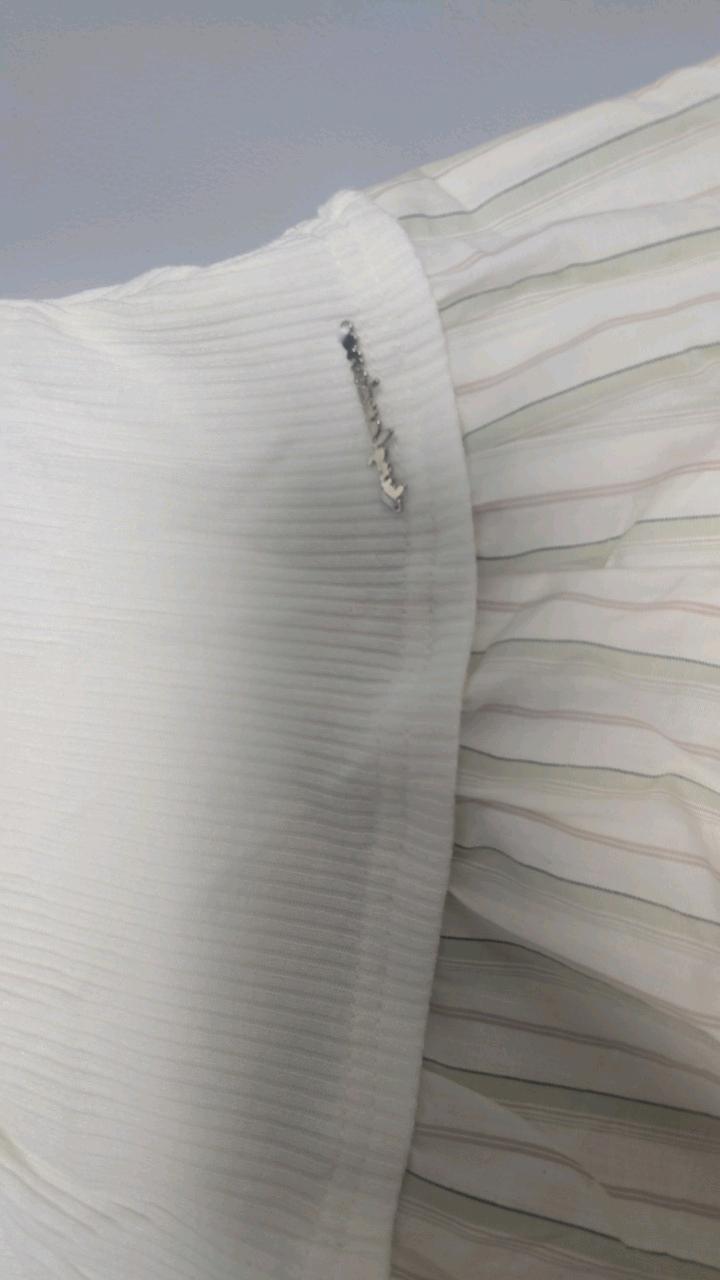 스트라이프 배색 레이어드 미니 원피스 3
