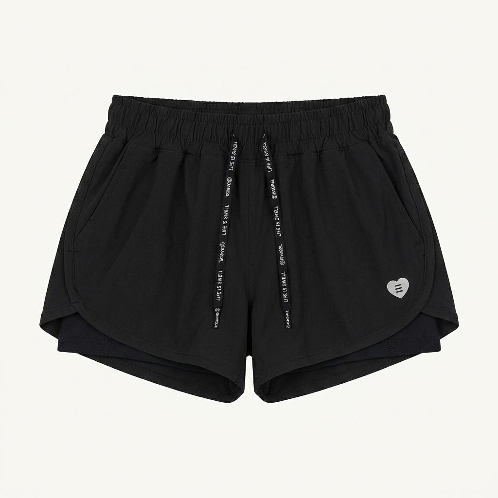 배럴 비치웨어 보드숏 팬츠 블랙 1