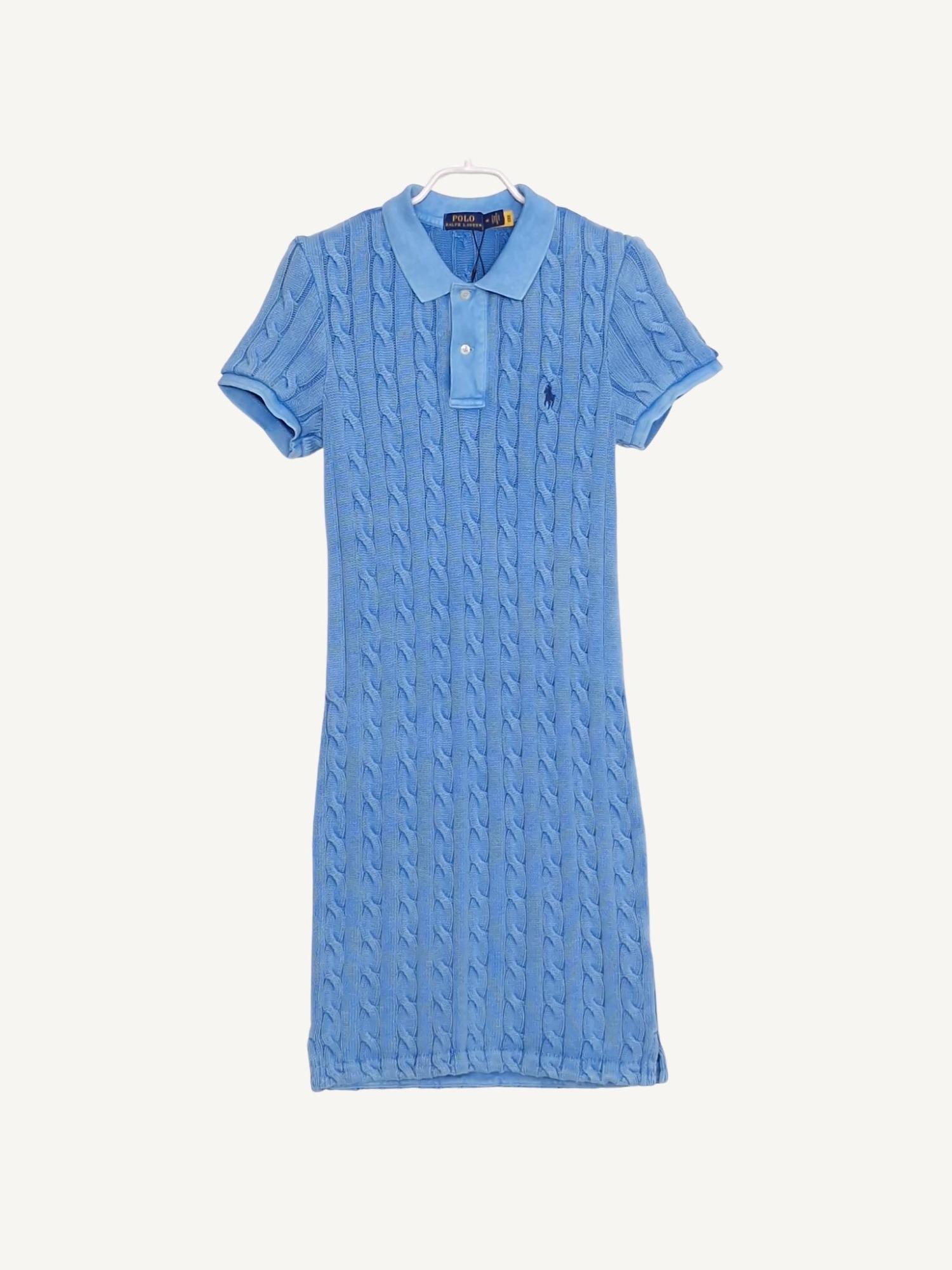 POLO RALPH LAUREN 폴로 랄프 로렌 케이블 카라 니트 원피스 M [A361] 2