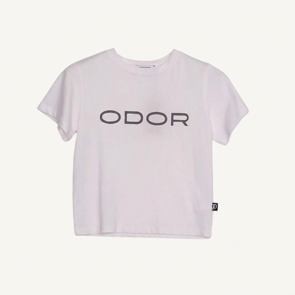 ODOR 오도어 로고 크롭 티셔츠 [A392] 1