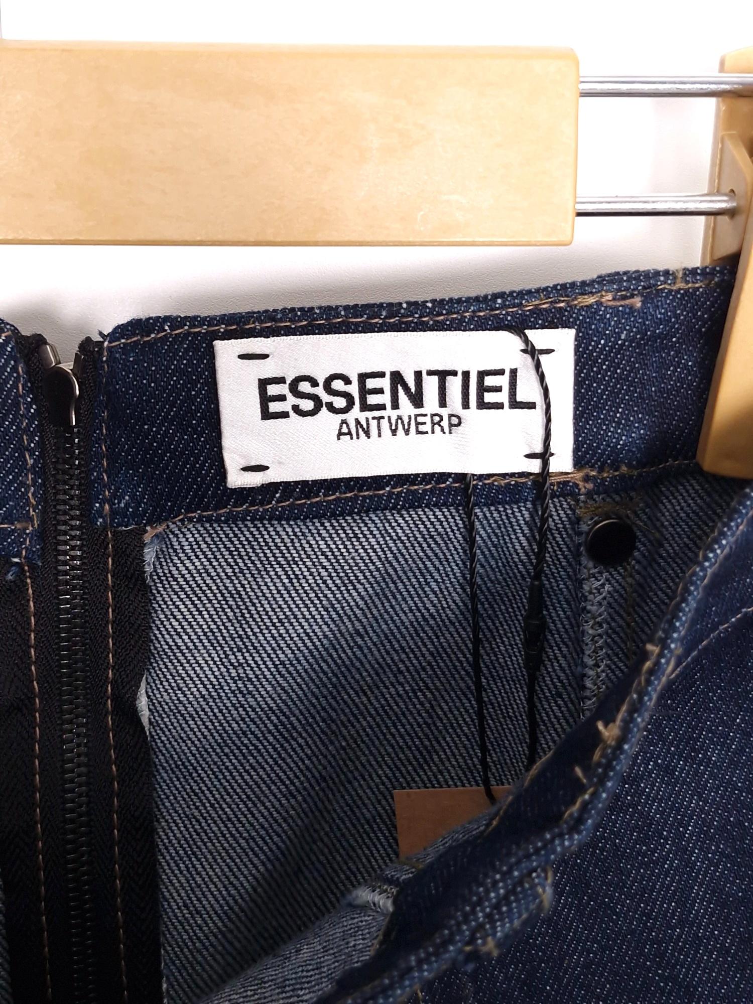 Essentiel Antwerp 에센셜 앤트워프 데님 콤비 스커트 34 [A425] 4