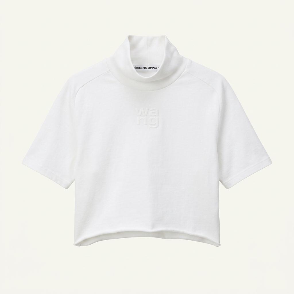 alexanderwang 알렉산더왕 터틀넥 크롭 탑 XS (새상품) [E019] 1