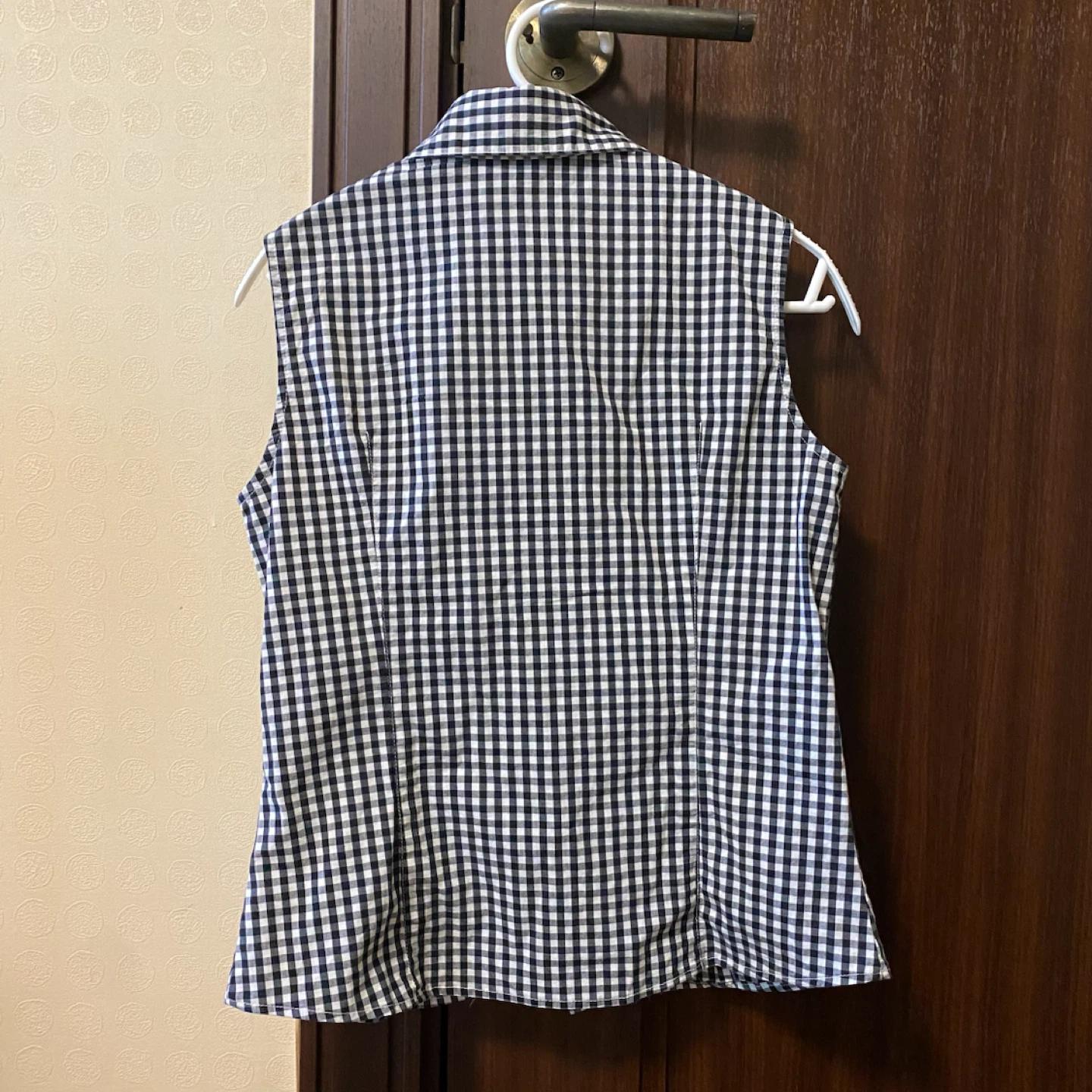C.D.S BASIC 체크 나시 셔츠 M size 3
