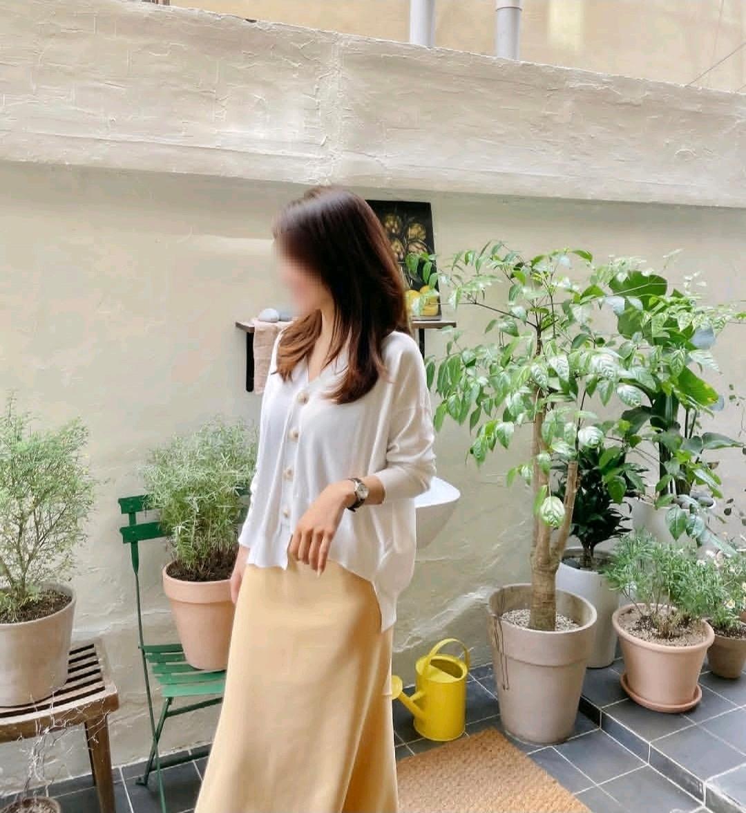 언발 투웨이 가디건 화이트 4