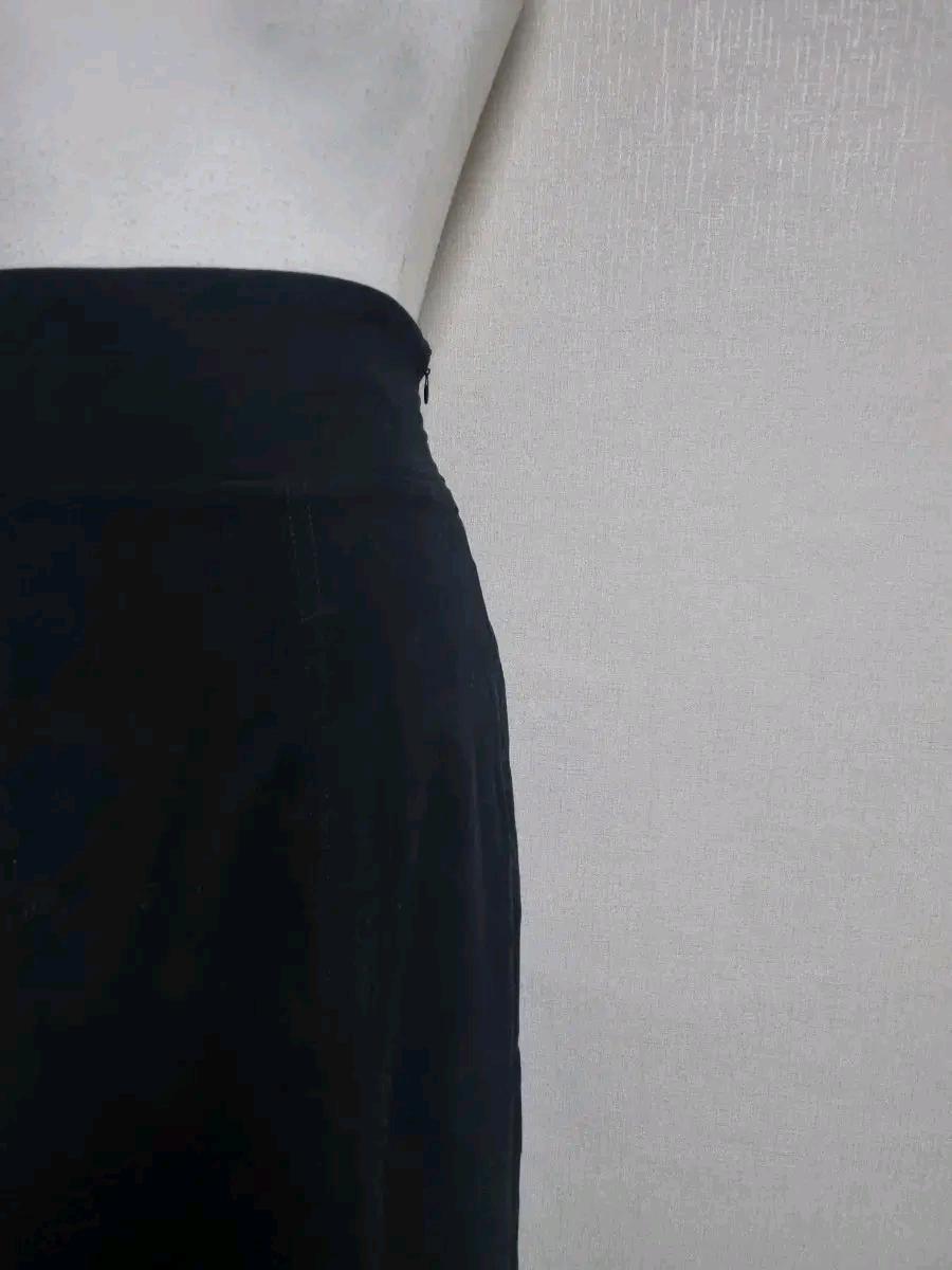 LS206 블랙 머메이드 롱 스커트 3
