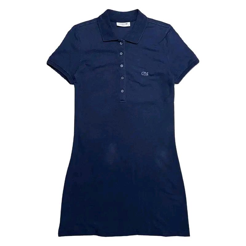 LACOSTE PK 슬림핏 PK 원피스 네이비 36 2