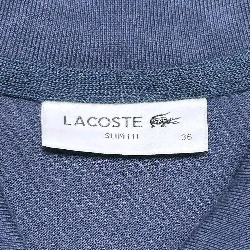LACOSTE PK 슬림핏 PK 원피스 네이비 36 7
