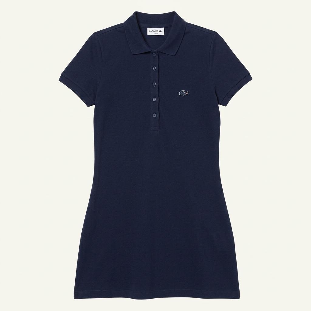 LACOSTE PK 슬림핏 PK 원피스 네이비 36 1