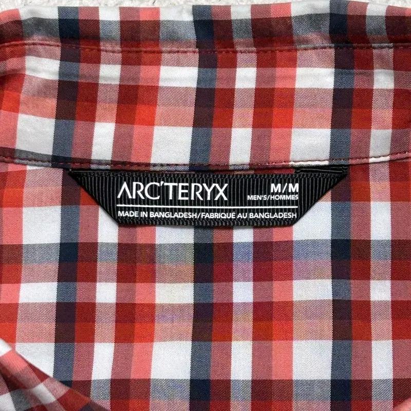 ARC'TERYX 체크 반팔 셔츠 M 7