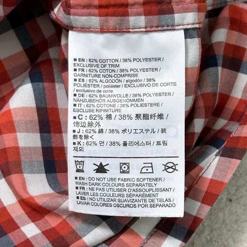 ARC'TERYX 체크 반팔 셔츠 M 8
