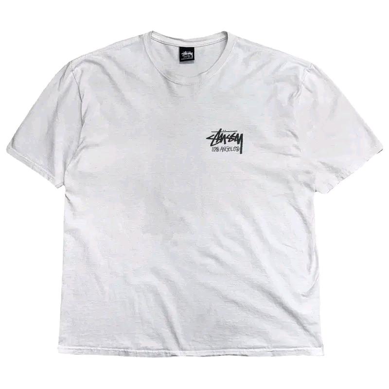STUSSY LOS ANGELES 그래픽 반팔 티 화이트 XL 2