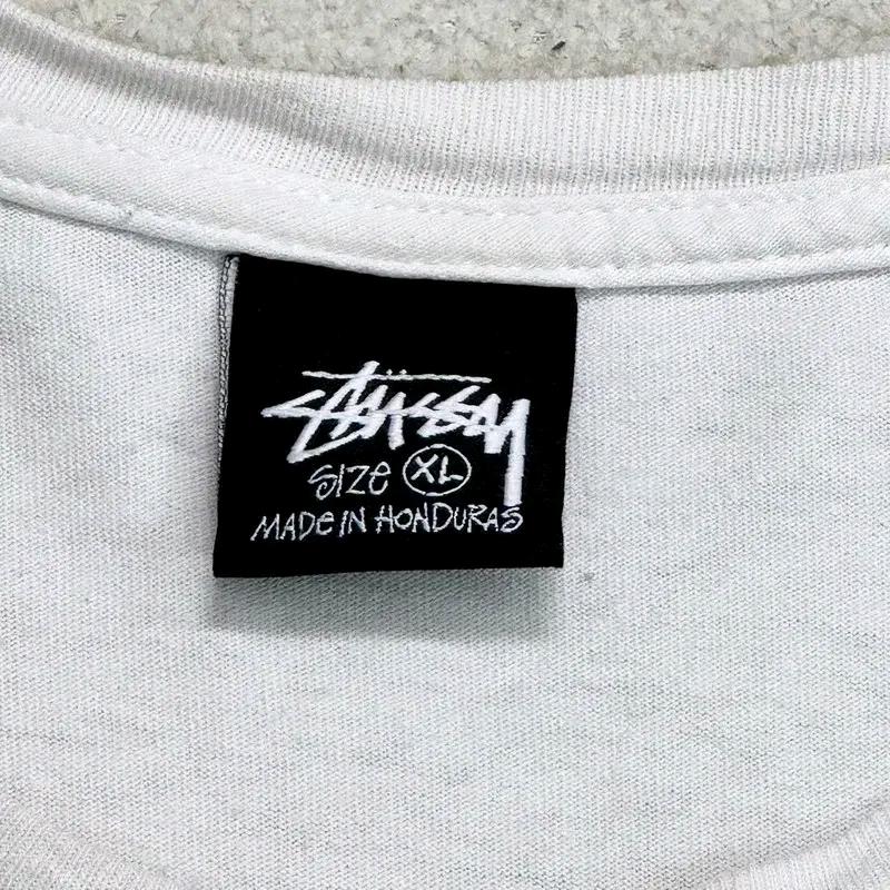 STUSSY LOS ANGELES 그래픽 반팔 티 화이트 XL 5