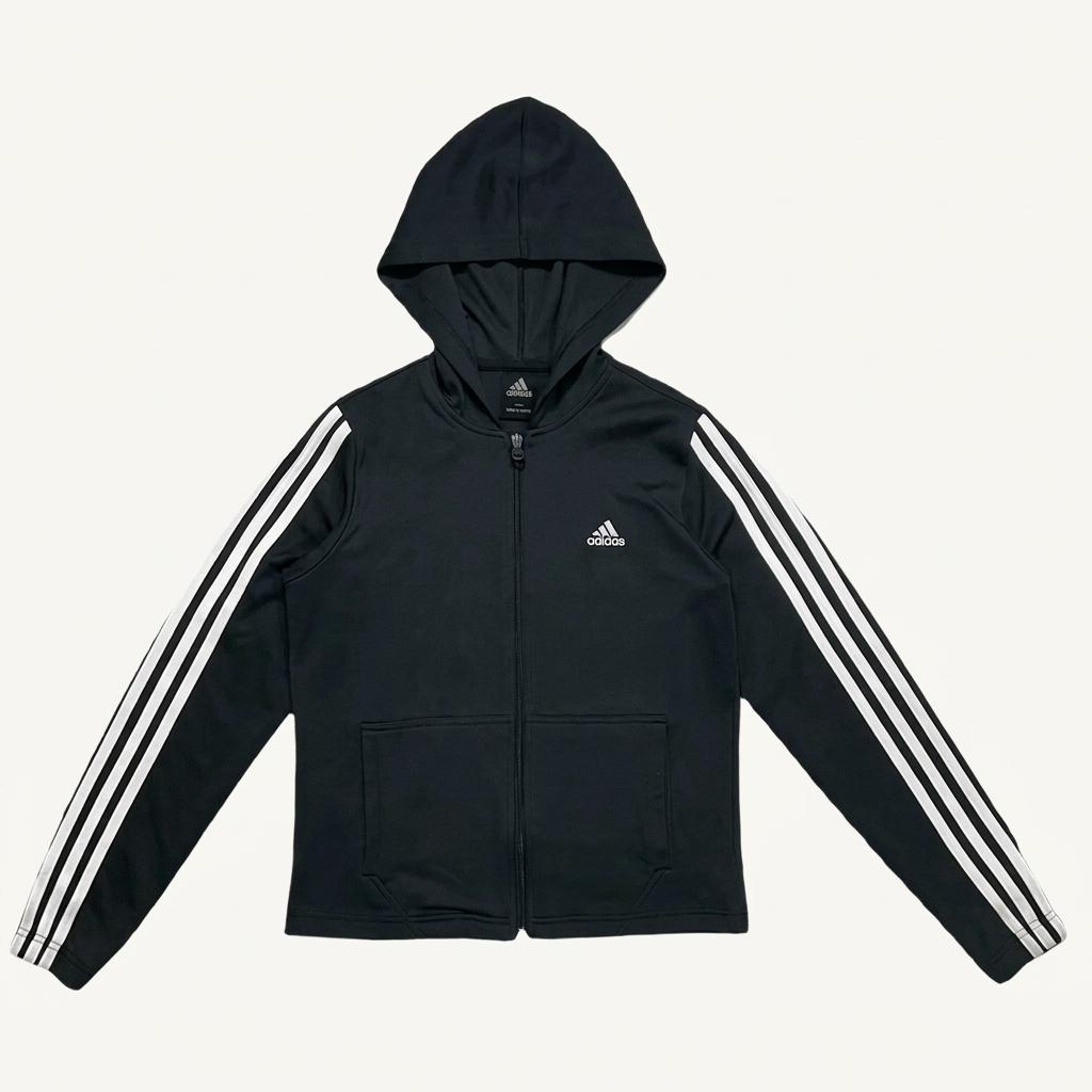 ADIDAS 에센셜 윅 후디 블랙 95 1