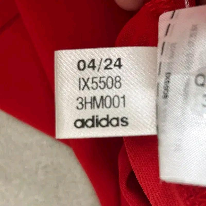 ADIDAS 아디컬러 3s 핀 스트라이프 드레스 레드 XL 9