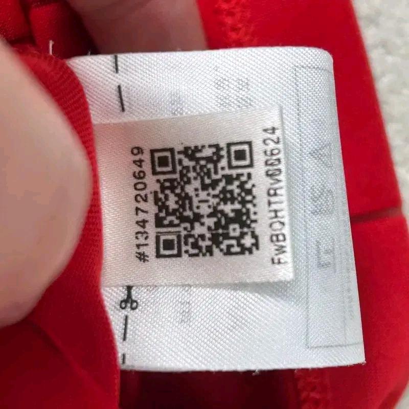 ADIDAS 아디컬러 3s 핀 스트라이프 드레스 레드 XL 10