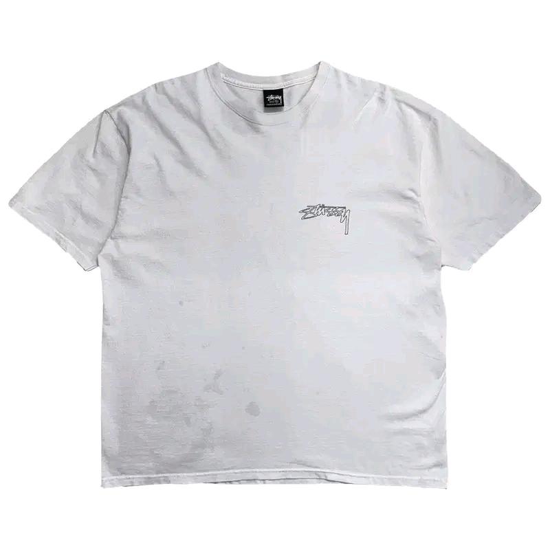 STUSSY 윙스팬 반팔 티 화이트 XL 2