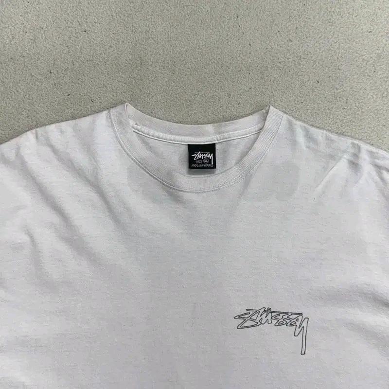 STUSSY 윙스팬 반팔 티 화이트 XL 4