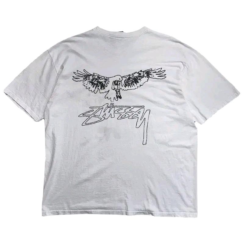 STUSSY 윙스팬 반팔 티 화이트 XL 11