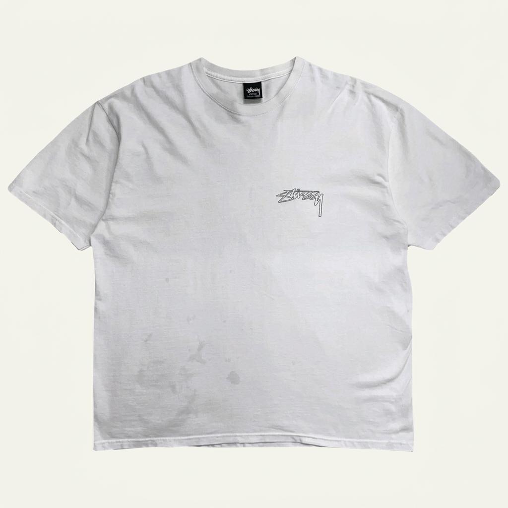 STUSSY 윙스팬 반팔 티 화이트 XL 1