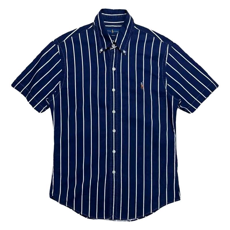 RALPH LAUREN 네이비 스트라이프 블루 셔츠 S 2