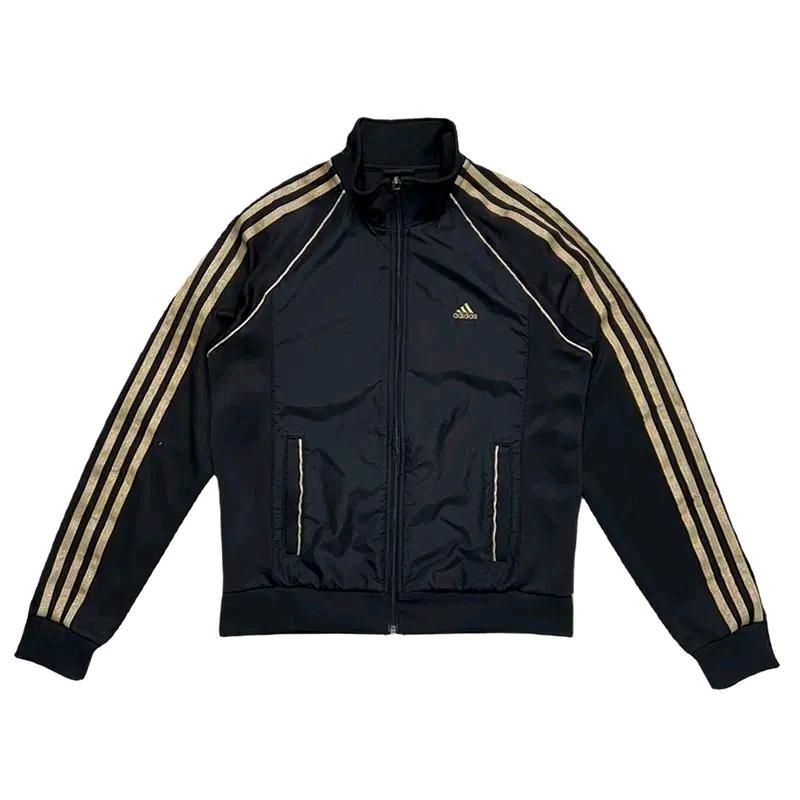 ADIDAS 블랙 골드 트랙탑 져지 95 2