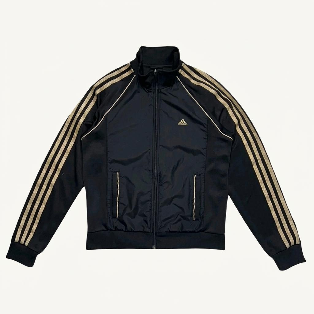 ADIDAS 블랙 골드 트랙탑 져지 95 1
