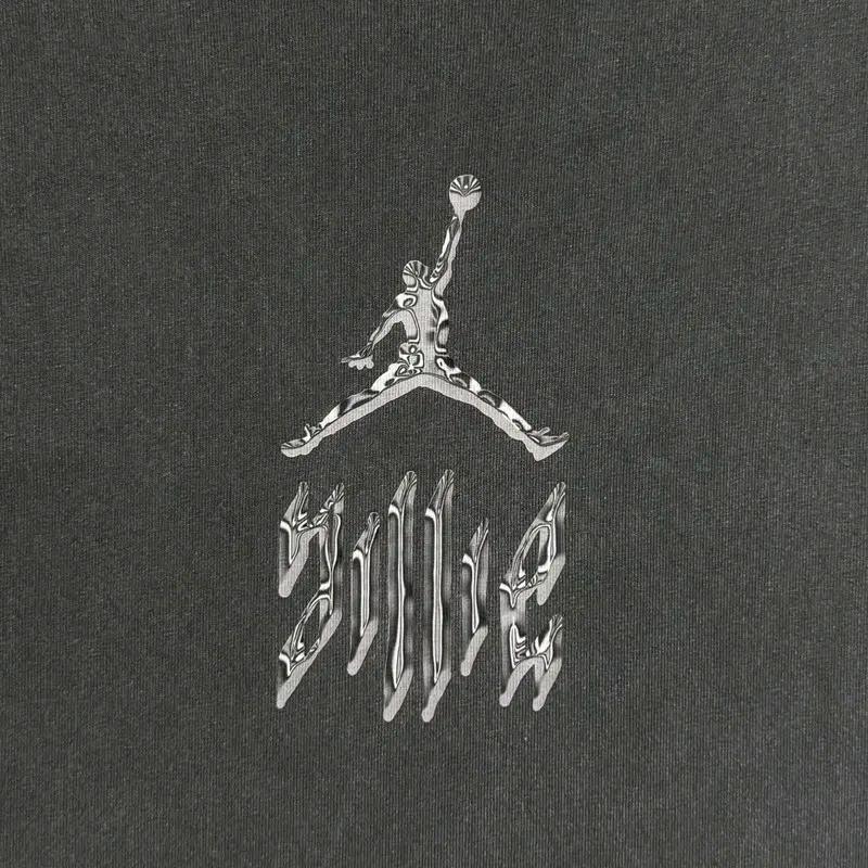 조던 X 빌리 아일리시 티셔츠 블랙 M 3