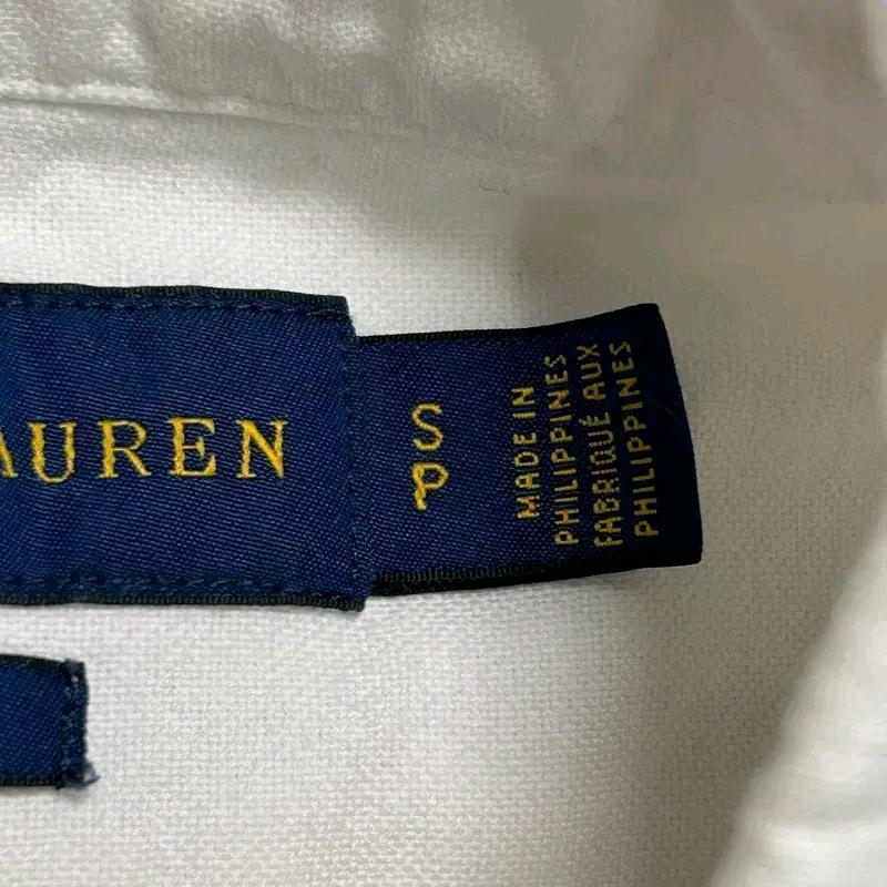 RALPH LAUREN 화이트 셔츠 S 9