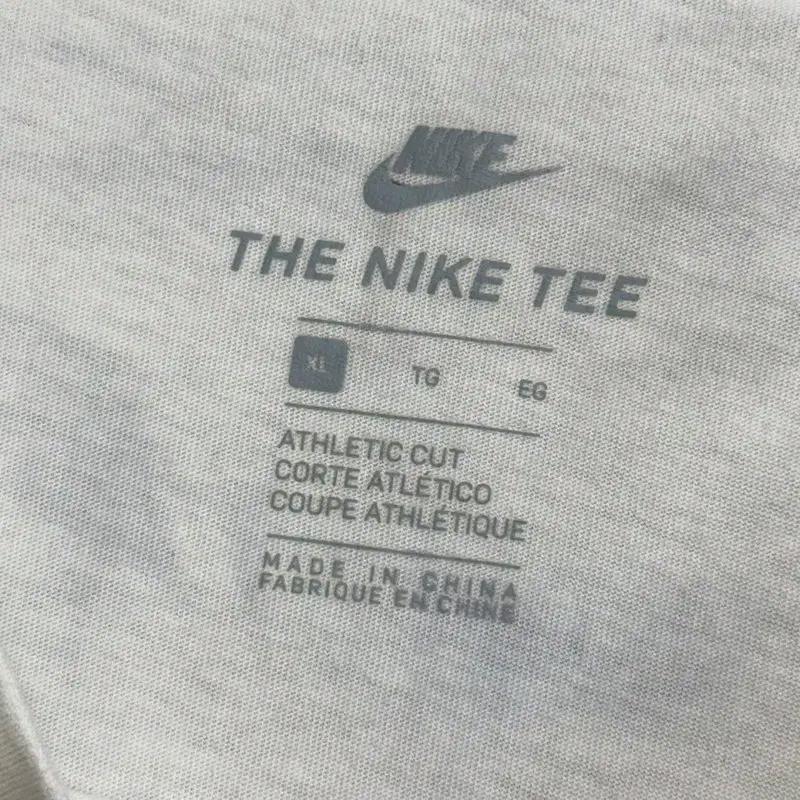 NIKE 레터링 반팔 티 화이트 XL 5