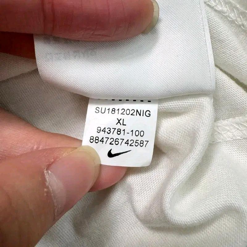 NIKE 레터링 반팔 티 화이트 XL 7