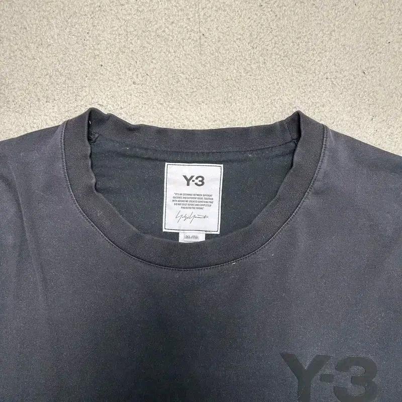 아디다스 X Y-3 로고 티셔츠 블랙티 XL 6